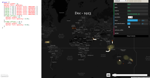 CartoDB Torque Demo Site